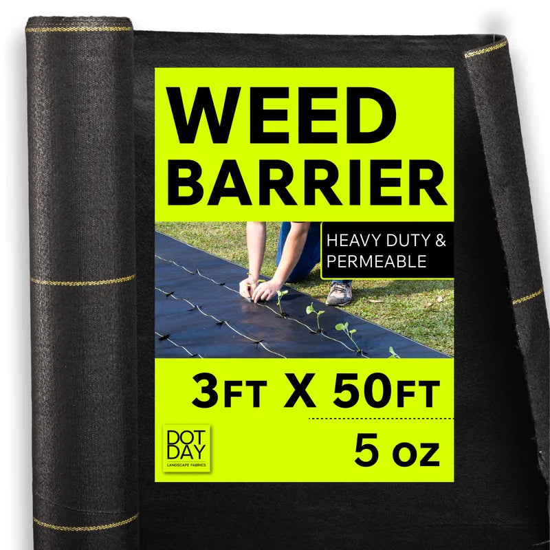 XBAR Heavy-Duty Weed Barrier Fabric (5 oz Dual-Layer) roll